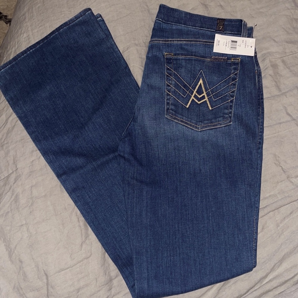 Closet clean out! Brand new with tags!  7 for all mankind, bootcut!